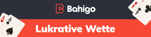 Bahigo Banner für lukrative Sportwetten