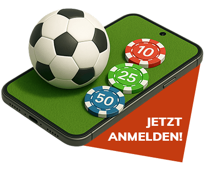 Sportwetten Anmeldung auf dem Smartphone bei Bahigo